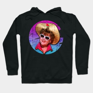 Jessica Fletcher- Retro Vintage Brush Paint Hoodie